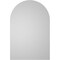 Ekena Millwork Round Top Surface Mount PVC Gable Vent: Non-Functional, w/ 3-1/2"W x 1"P Standard Frame, 24"W x 36"H GVPRT24X3601SN - alternate 2